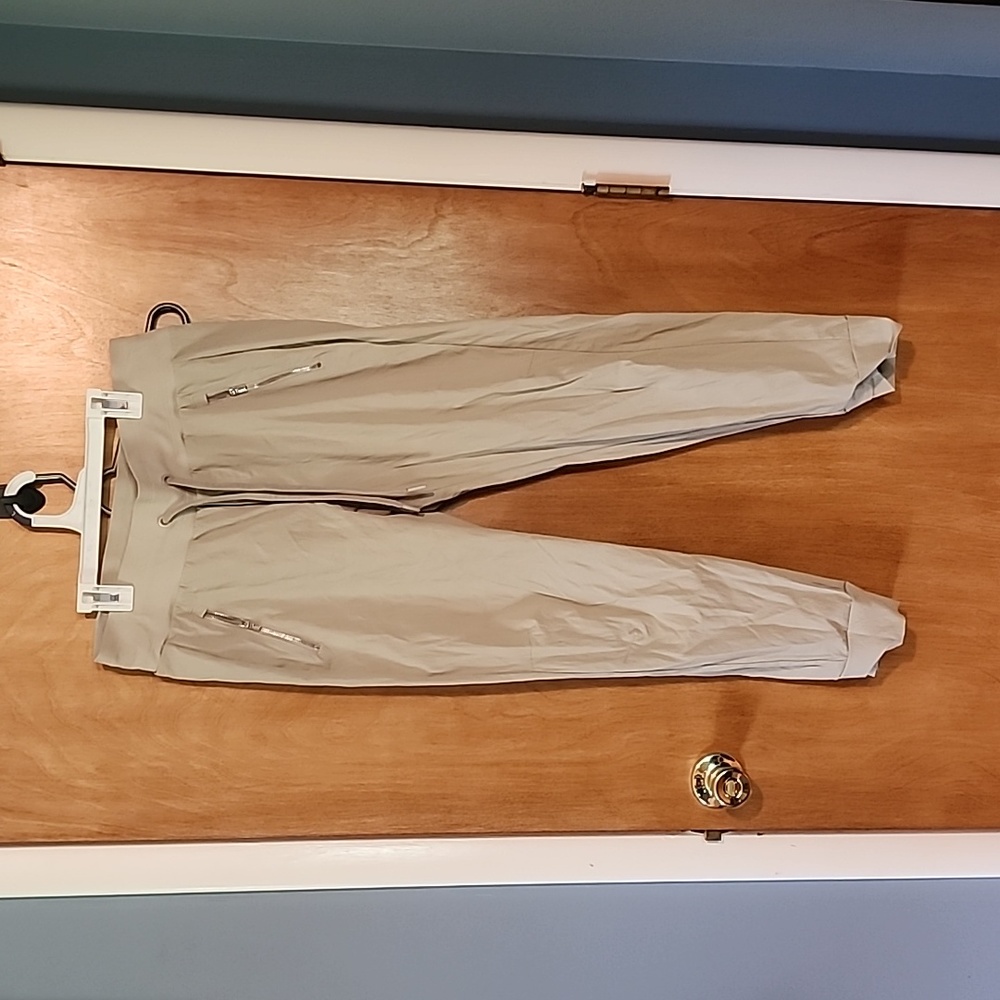 Tan hiking capris